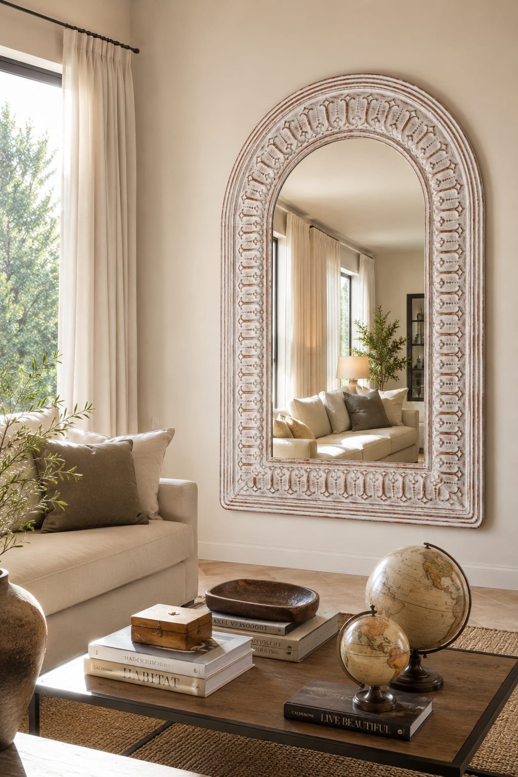 Espejo Ventana White