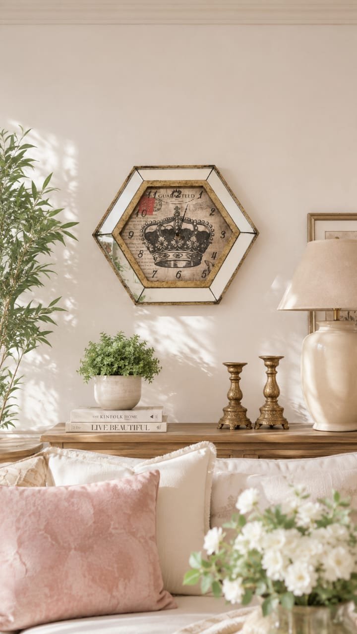 Reloj Hexagonal Crown