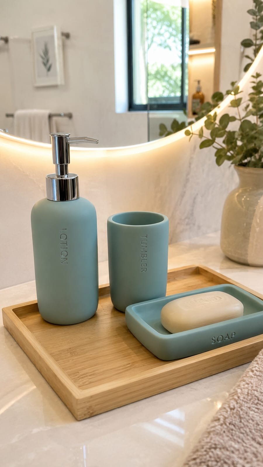 Set de Baño Aqua Mist x3