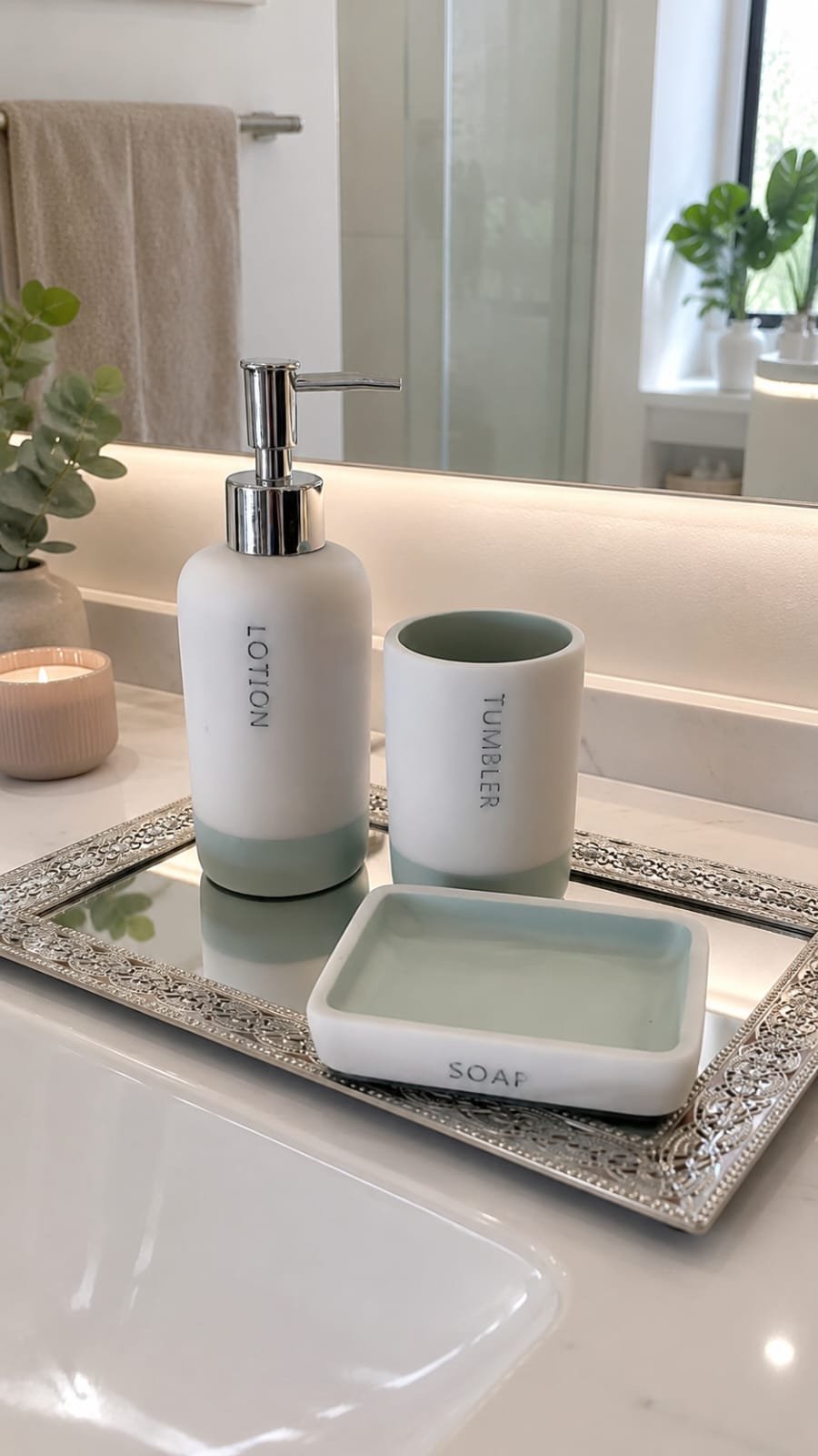 Set de Baño Aqua Serenity x3