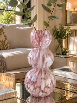 Florero Pinceladas Rosa